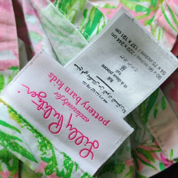 Lily Politer Kids Pink and Green Jungle Duvet Cover - Picture 2 of 7